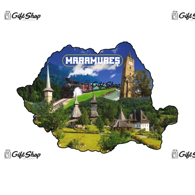 Maramures, magnet harta, model mgs192